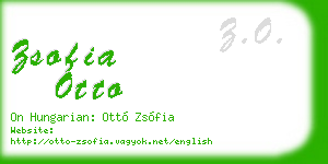 zsofia otto business card